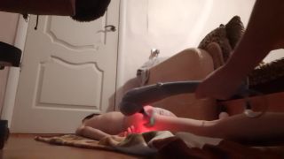 Bosomy chick with large ass Ella Knox gives a titjob and blowjob to her next-door neighbor