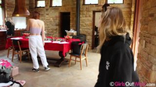 Tattooed lover Owen Gray licks and fucks tasty looking pussy of tiny Daphne Dare
