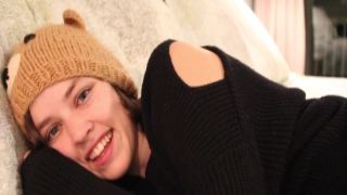 Appealing and horny blondie sucks a BBC like a real pro