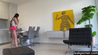Pigtailed giggling satisfied light haired chick takes pleasure in sucking solid dick