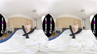 Blondie with large pierced boobs Skylar Vox goes wild on a tough big cock