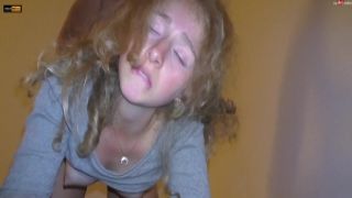 Straight haired rather redhead with great smooth butt obtains fucked doggy