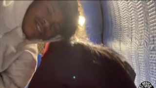 Dirty harlot gets her pussy ruthlessly fucked by 2 men