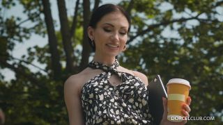 Lustful Dillion Harper gets brutally fucked on a spreading