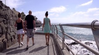 One man fucks throats and wet cunts of Shyla Ryder and her sweetheart