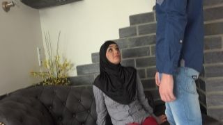 Slutty and unclean bitch with incredible body trips a dick