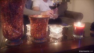 Horny chicks using hot clothing fuck each others cunts with pink sex plaything