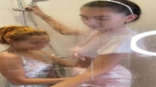 Perverted nasty coed woman in uniform freaks concerning riding massive dick