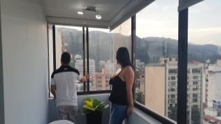 Charming and busty brunette Abbie Cat gives head on POV video