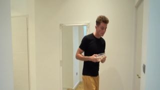 Slim university chick takes big dick in her petite anal hole and takes cumshots