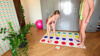 Blue considered ginger sweetie in red fishnets carries out stout deep throat on POV video