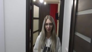 Crazy young homemaker charlie tries to please her cunt with bottle of champagne