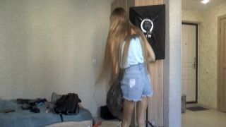 Adorable teen Jessica obtains her anus licked and fucked