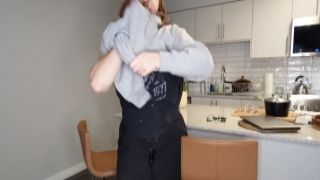 Chubby girlie licks sweet feline of her busty grey haired chick from behind
