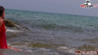 Slim attractive teens in a balmy FFM threesome XXX pornography video